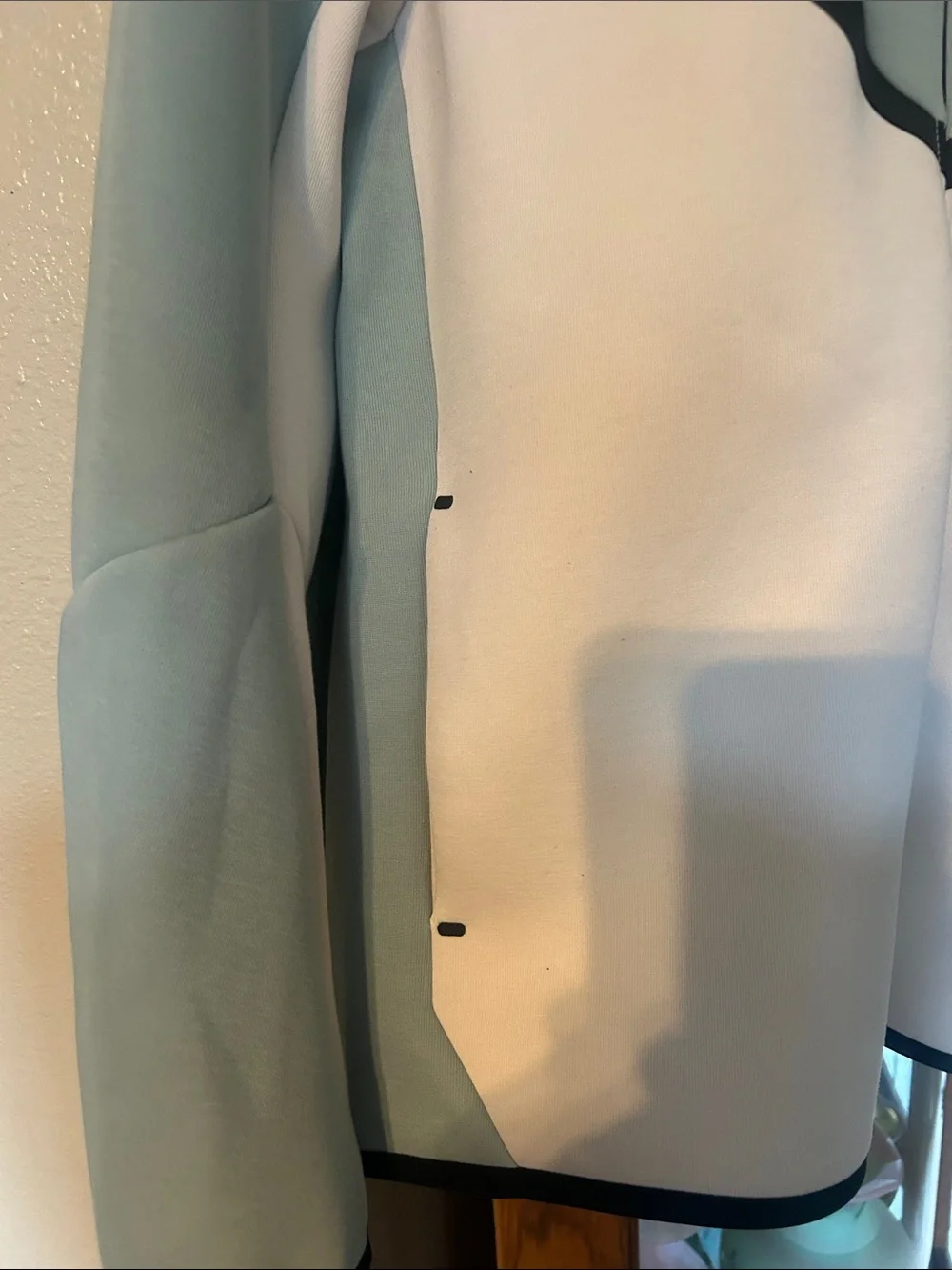 Nike Tech fleece boys full zip Zip-Up Jacket - Sage Green & White